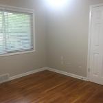 3rd bedroom with no furniture and updated paint